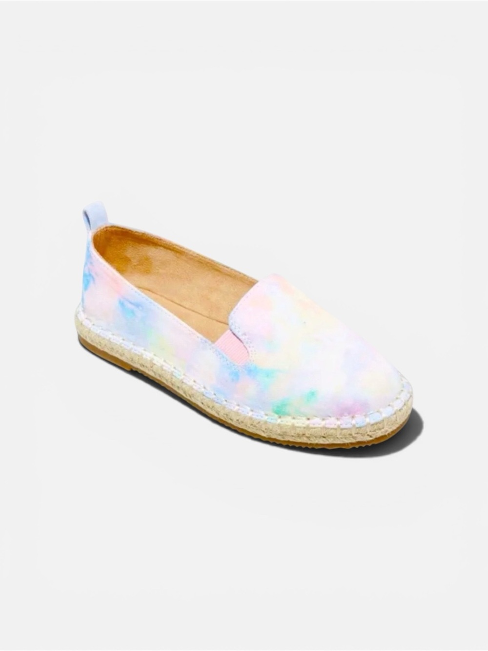 NWT Cat & Jack Elias Espadrille Pastel Tie Dye Espadrille Slip-On Shoes Size 5